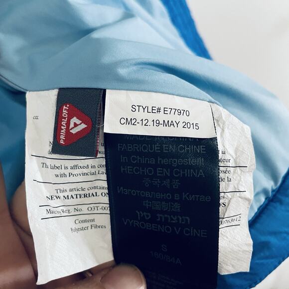 EUC Marmot Calen Jacket Womens Small Blue Puffer Quilted Primaloft Nylon Ripstop - Picture 9 of 11